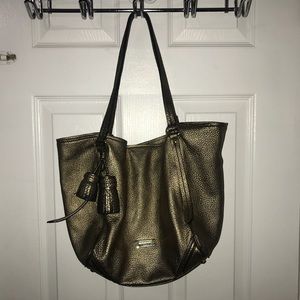 Authentic Burberry Metallic gold/cooper handbag